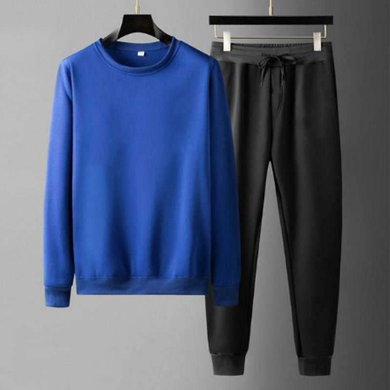 Round Neck Sweatshirt And Sweatpants