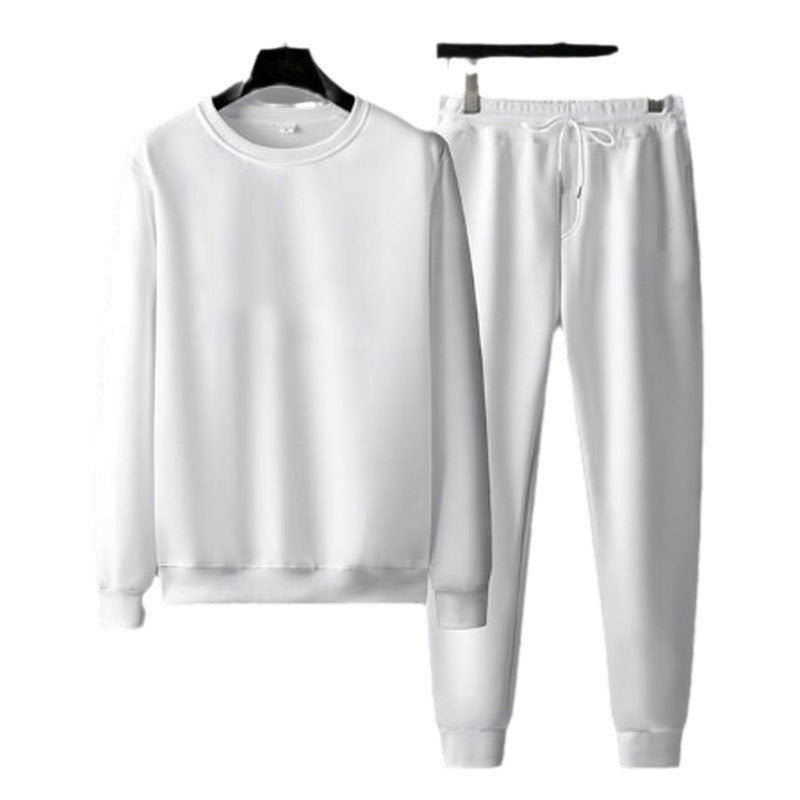 Round Neck Sweatshirt And Sweatpants