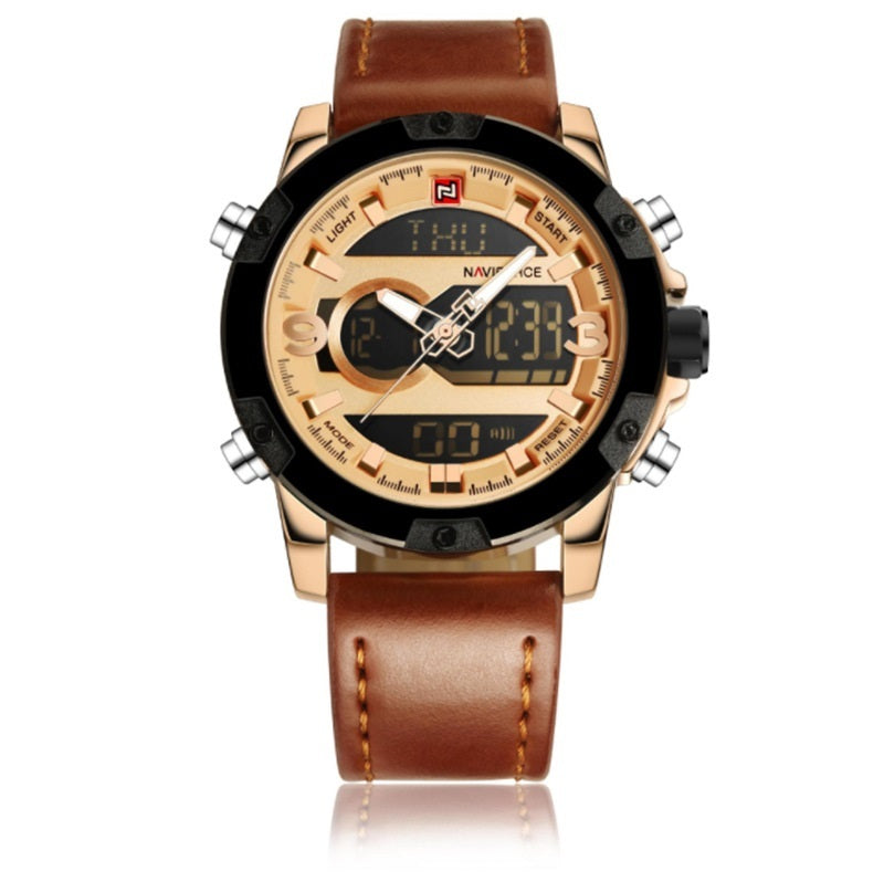 Men Sport Watches Leather