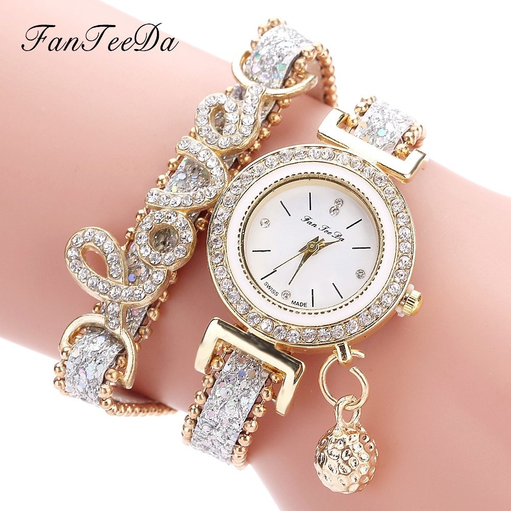 Women Bracelet Watches Ladies Watch Rhinestones