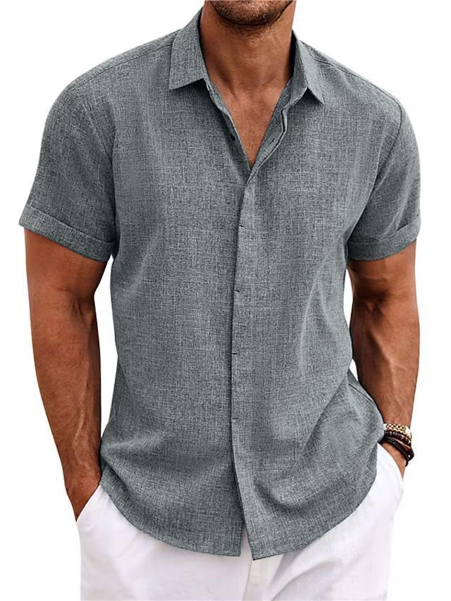 Men's Loose Linen T-shirt