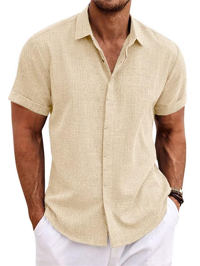 Men's Loose Linen T-shirt