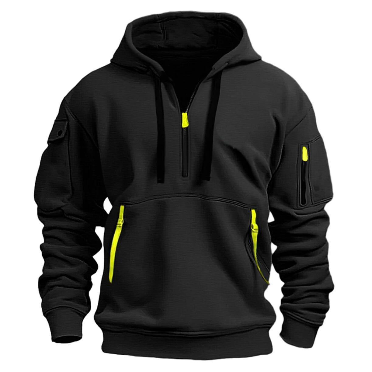 Men's Dropped Shoulder Hooded Sweatshirt