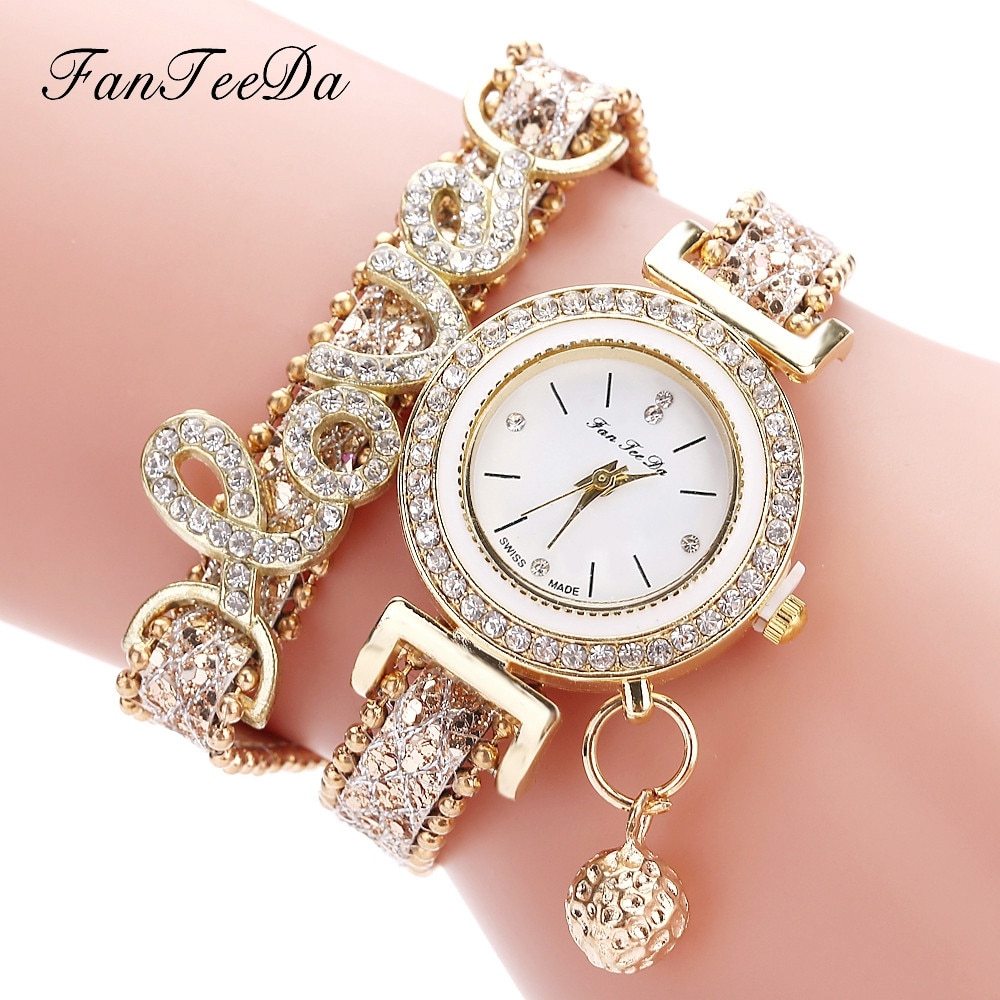 Women Bracelet Watches Ladies Watch Rhinestones