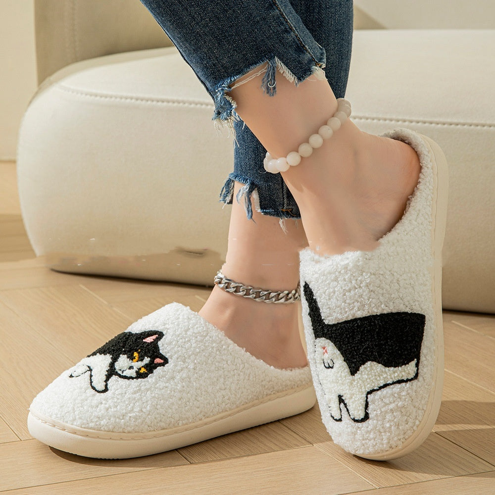 Cartoon Cotton Slippers For Women