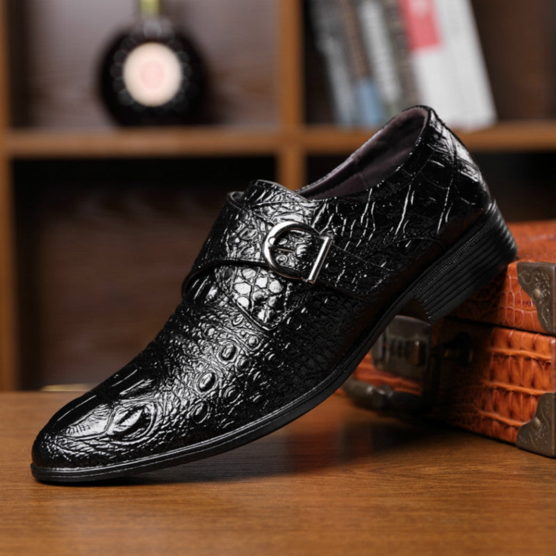 Belt Buckle Business Leather Shoes