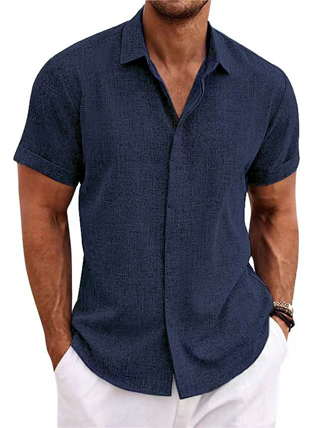 Men's Loose Linen T-shirt