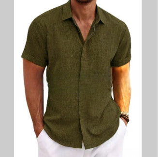 Men's Loose Linen T-shirt