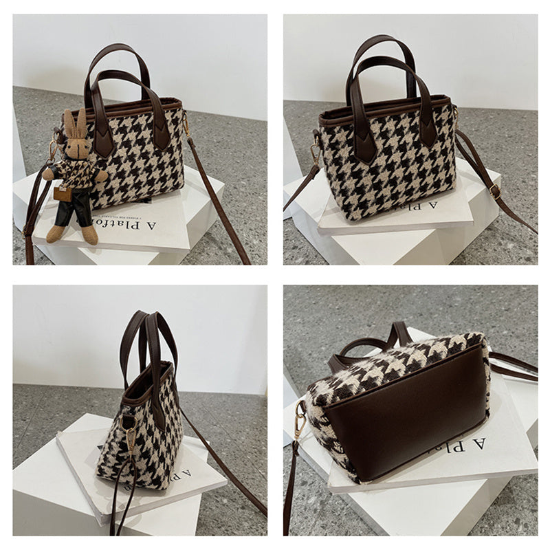 Houndstooth Shoulder Bags