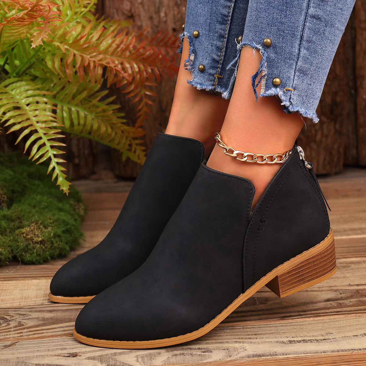 Fall Winter Short Boots For Women