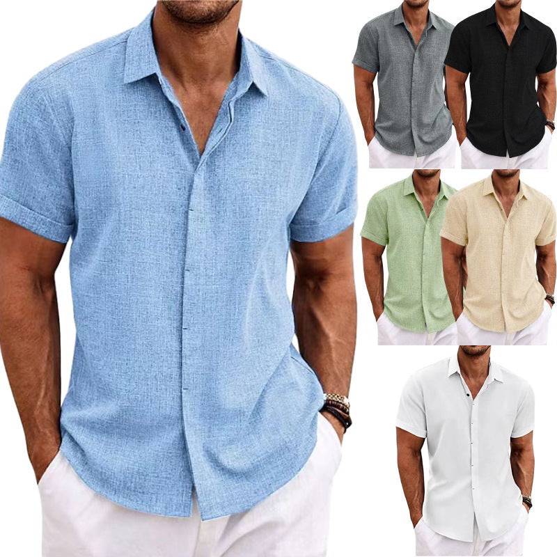 Men's Loose Linen T-shirt