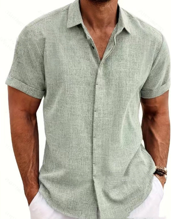 Men's Loose Linen T-shirt