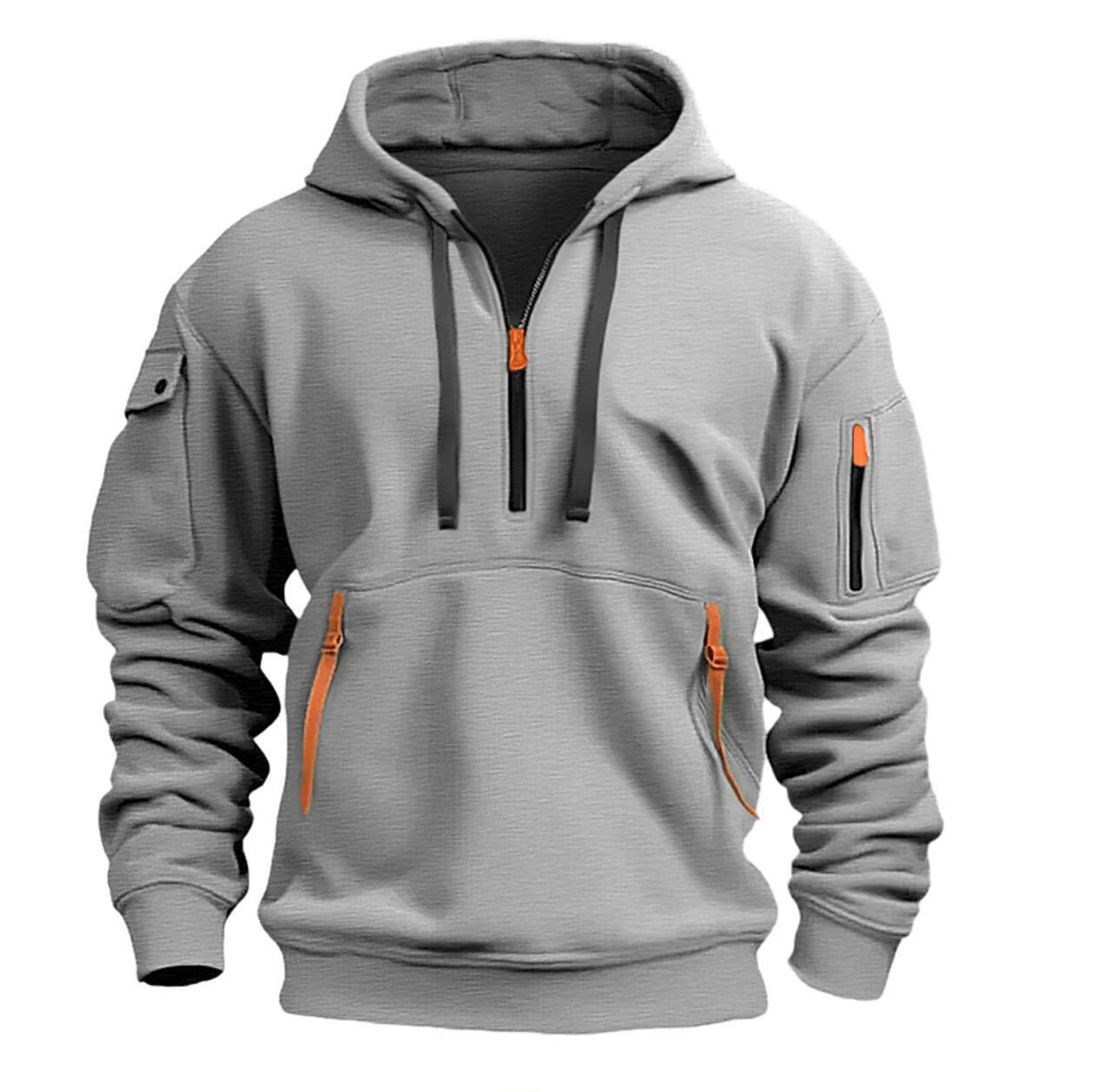 Men's Dropped Shoulder Hooded Sweatshirt