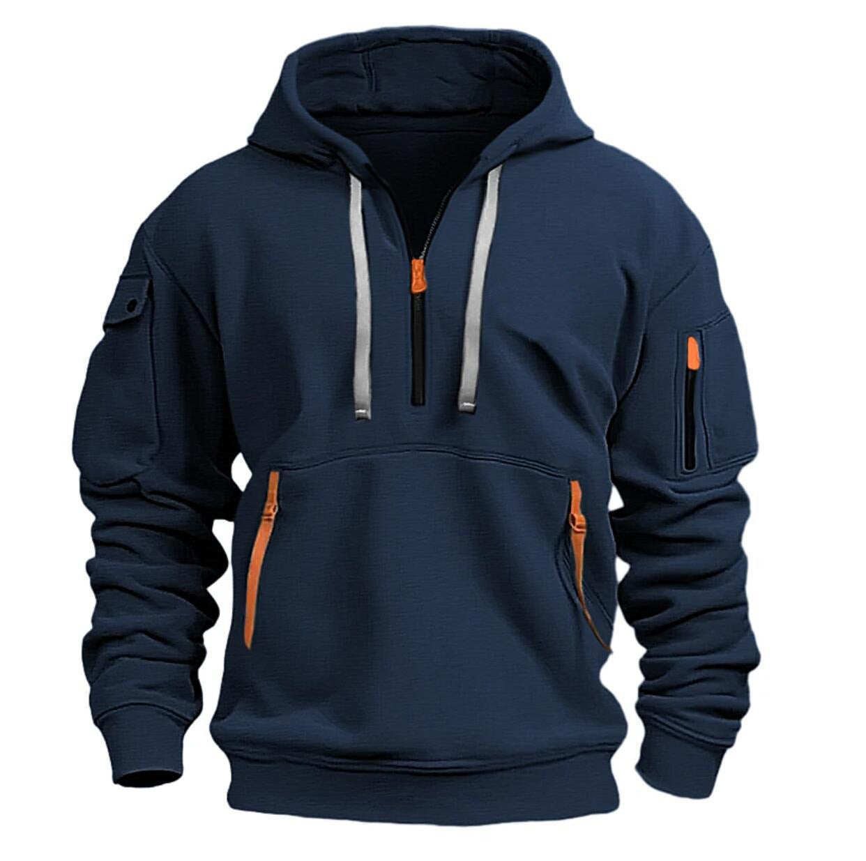 Men's Dropped Shoulder Hooded Sweatshirt