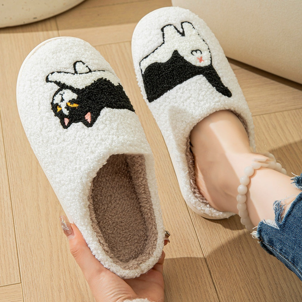 Cartoon Cotton Slippers For Women