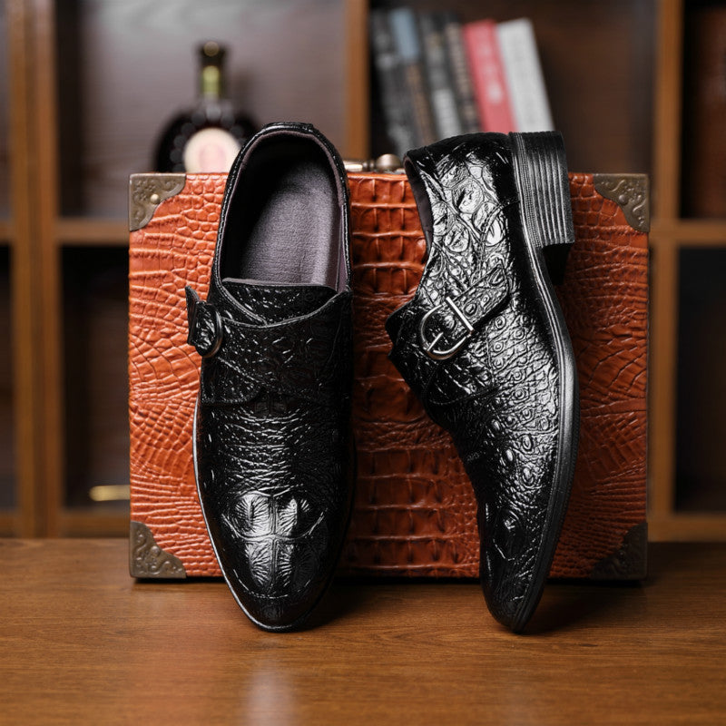 Belt Buckle Business Leather Shoes