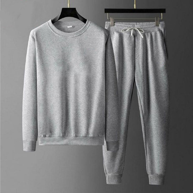 Round Neck Sweatshirt And Sweatpants