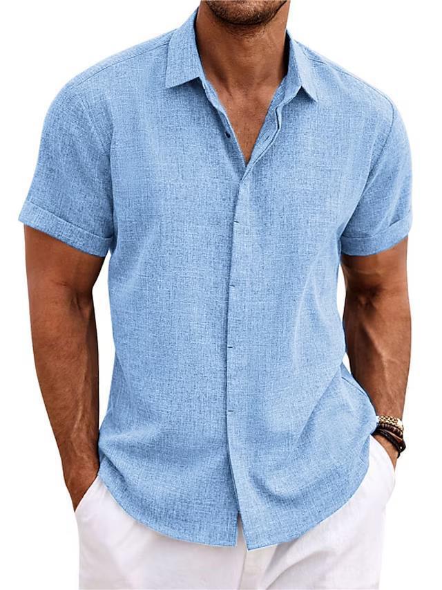 Men's Loose Linen T-shirt