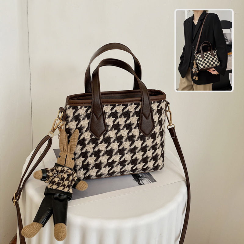 Houndstooth Shoulder Bags